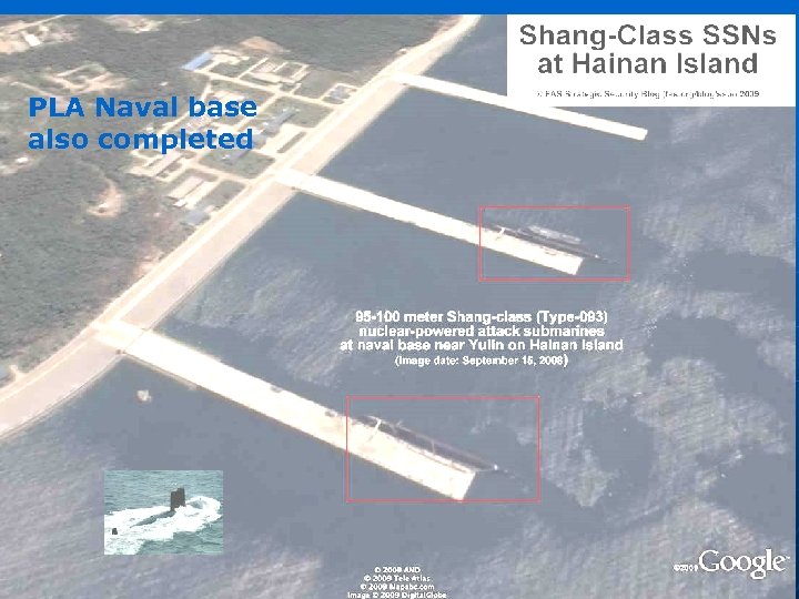 PLA Naval base also completed 