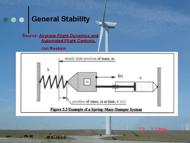 General Stability Source: Airplane Flight Dynamics and Automated Flight Controls, Jan Roskam 29 