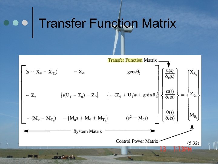 Transfer Function Matrix 37 
