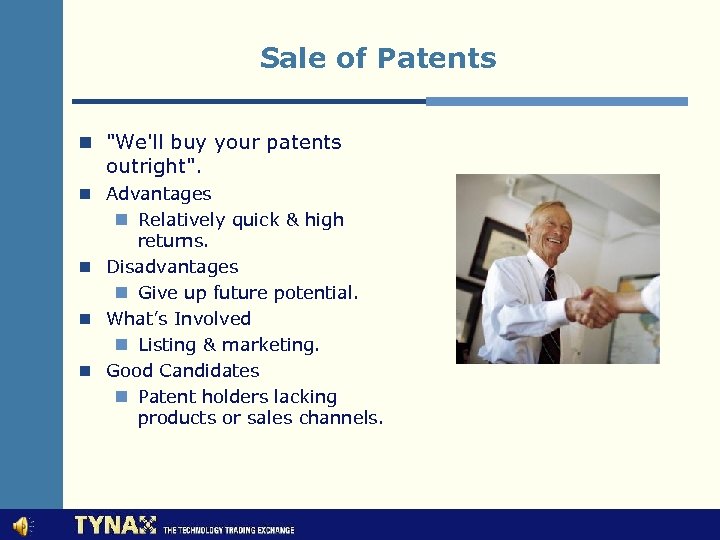 Sale of Patents n 