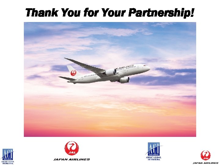Thank You for Your Partnership! 