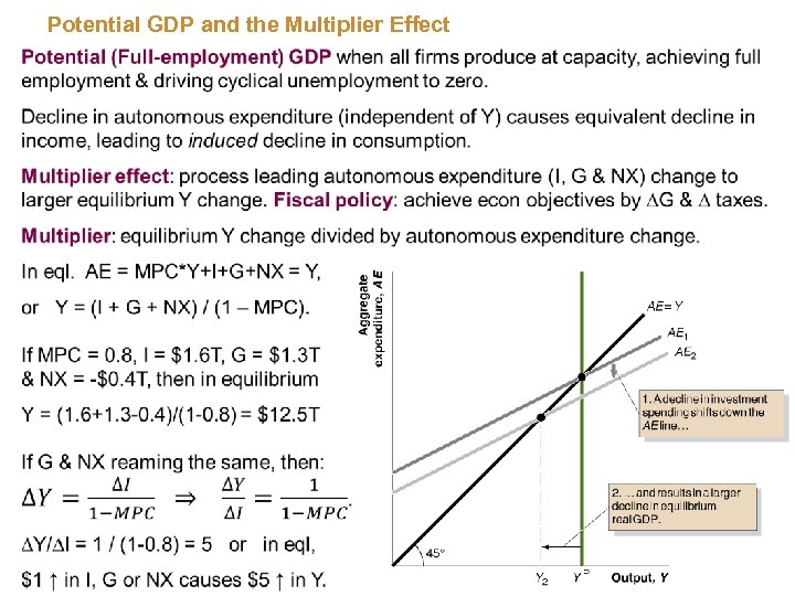 Potential GDP and the Multiplier Effect 