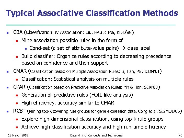 Chapter 6 Classification And Prediction N What Is