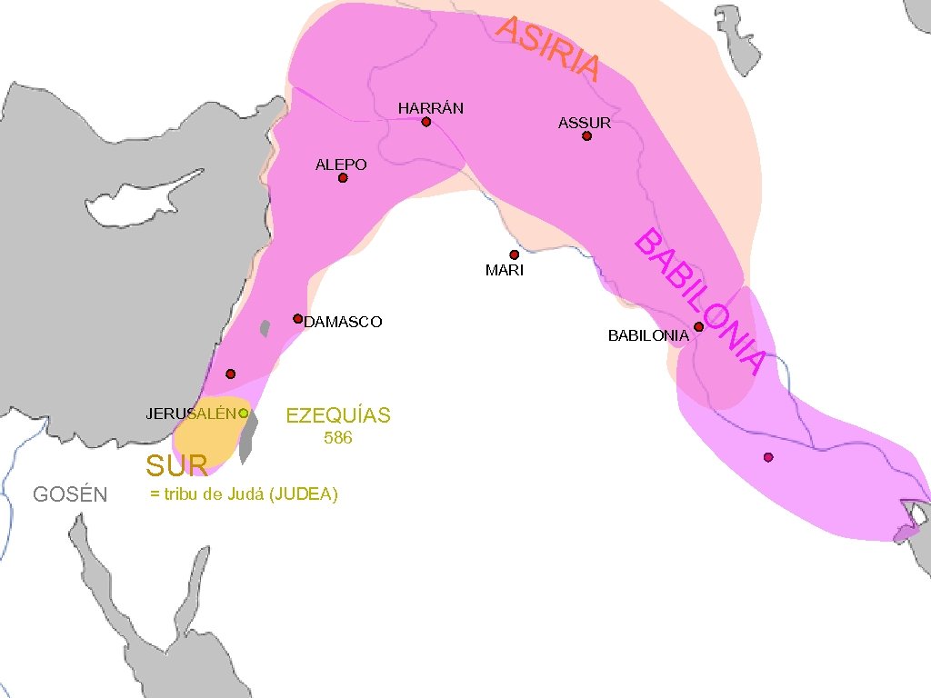 AS IRI A HARRÁN ASSUR ALEPO BABILONIA A NI LO BI DAMASCO BA MARI