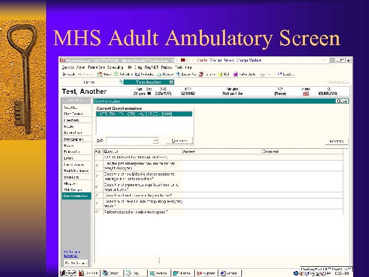 MHS Adult Ambulatory Screen 