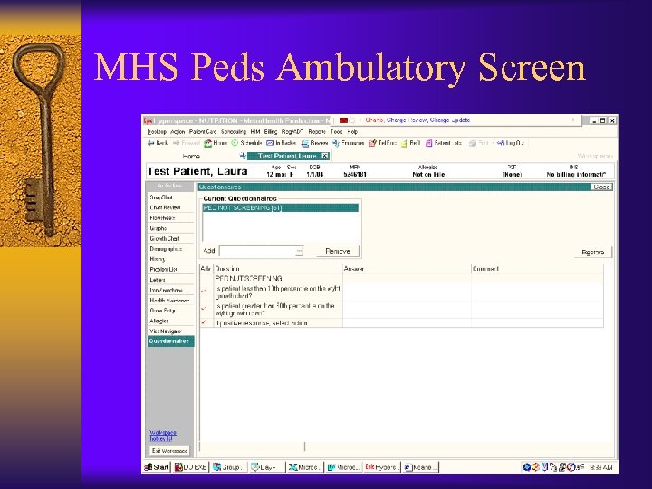 MHS Peds Ambulatory Screen 