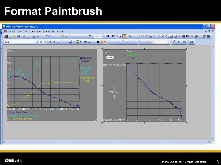 Format Paintbrush © 2008 OSIsoft, Inc. | Company Confidential 13 