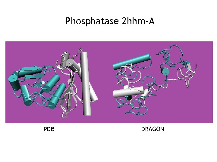 Phosphatase 2 hhm-A PDB DRAGON 