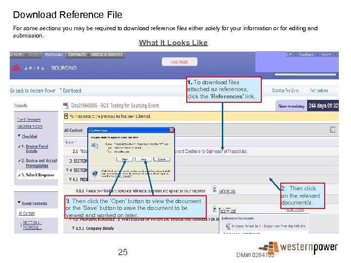Download Reference File For some sections you may be required to download reference files