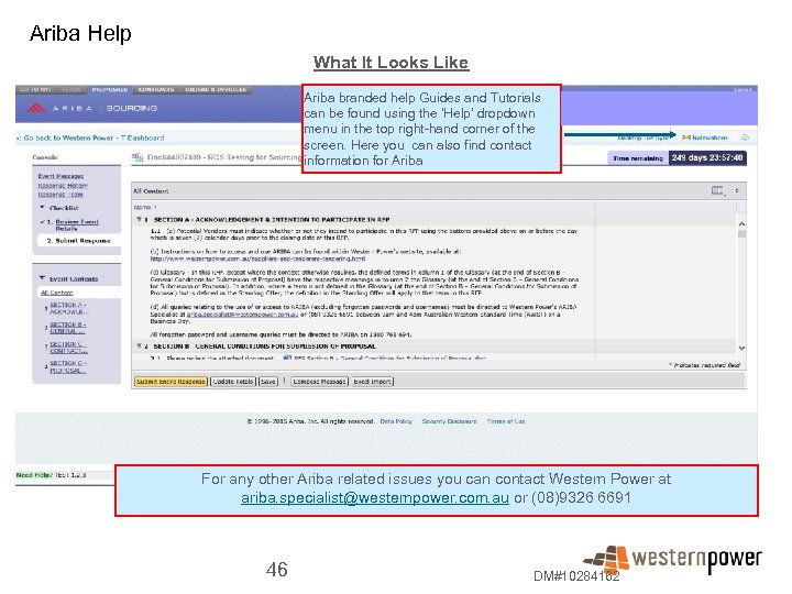 Ariba Help What It Looks Like Ariba branded help Guides and Tutorials can be