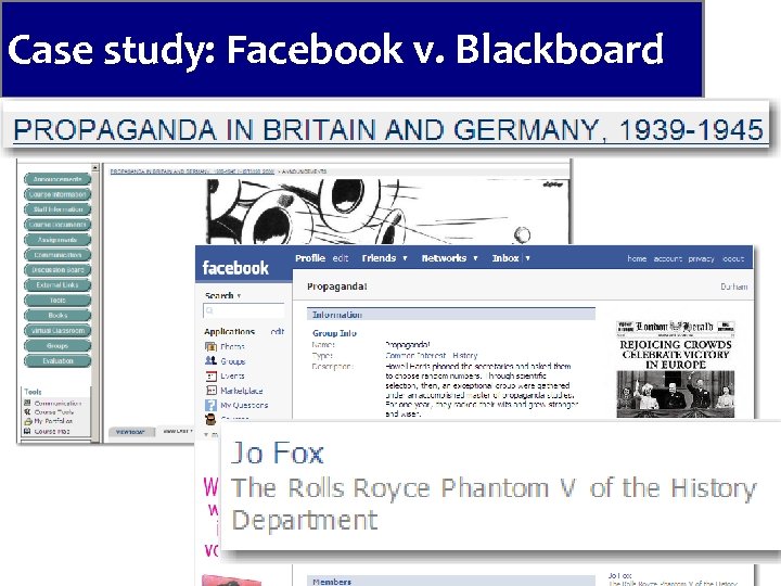 Case study: Facebook v. Blackboard 