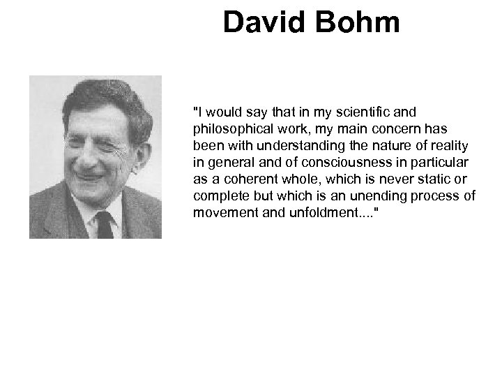 David Bohm 