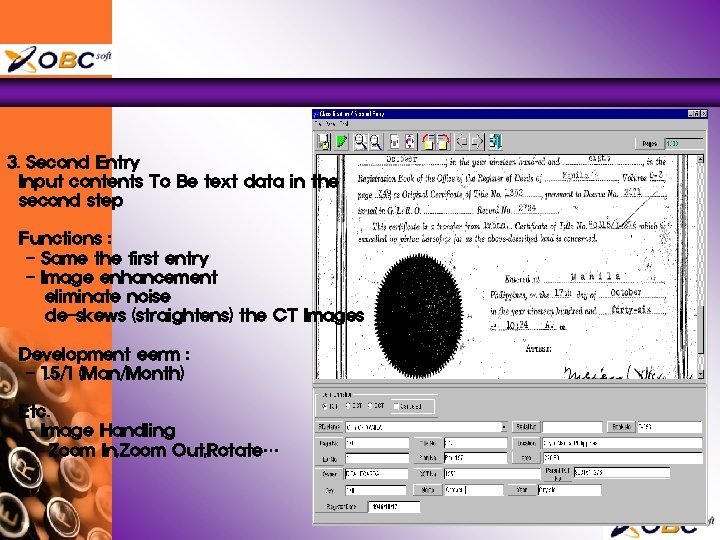 3. Second Entry Input contents To Be text data in the second step Functions