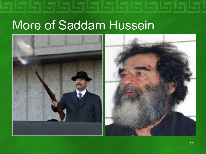 More of Saddam Hussein 29 