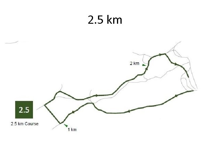 2. 5 km 