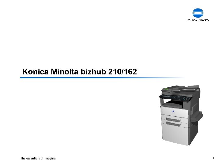 Konica Minolta bizhub 210/162 1 