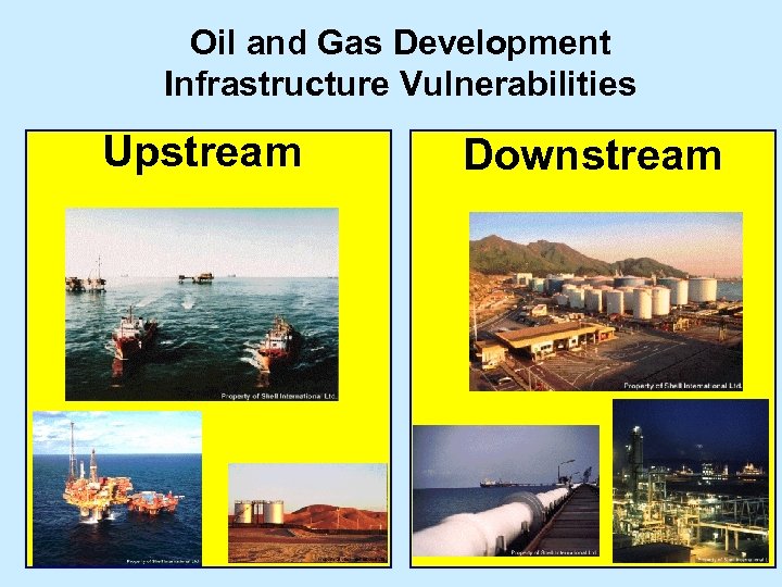 Oil and Gas Development Infrastructure Vulnerabilities Upstream Downstream 