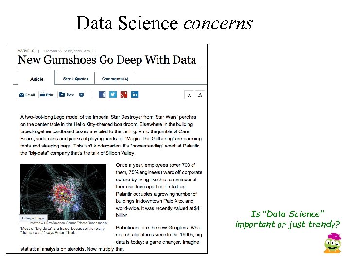Data Science concerns Is 