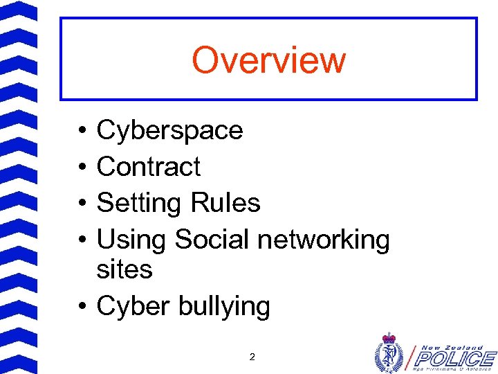 Overview • • Cyberspace Contract Setting Rules Using Social networking sites • Cyber bullying