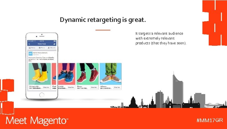 Dynamic retargeting is great. It targets a relevant audience with extremely relevant products (that