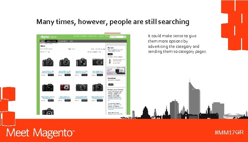 Many times, however, people are still searching It could make sense to give them