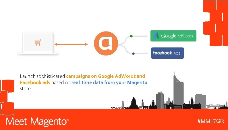 Launch sophisticated campaigns on Google Ad. Words and Facebook ads based on real-time data