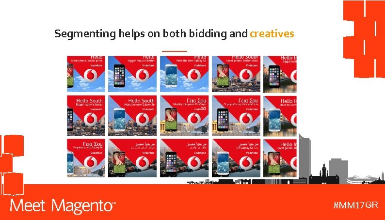 Segmenting helps on both bidding and creatives GR #MM 17 DE 