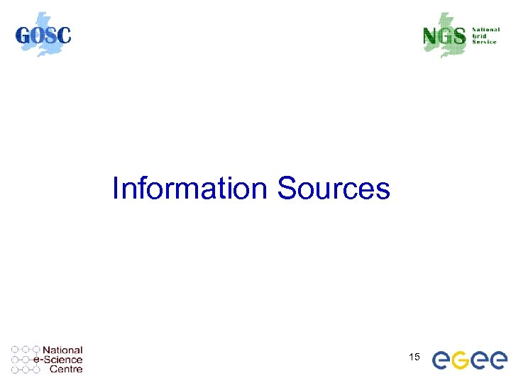 Information Sources 15 