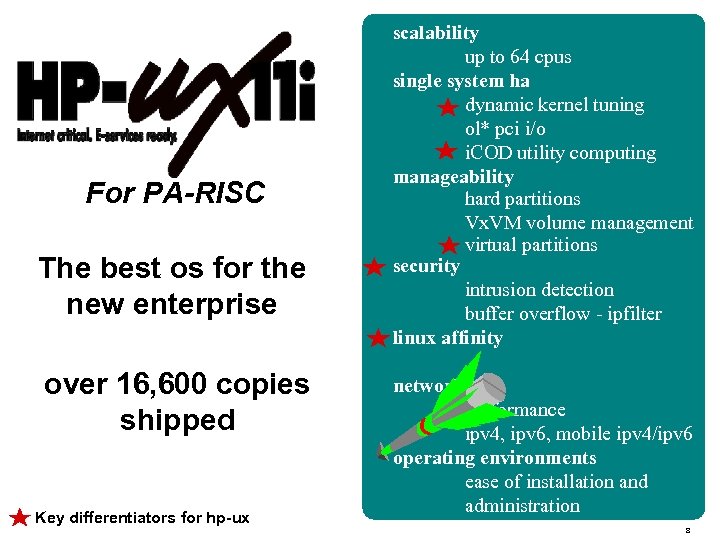 The best os for the new enterprise For PA-RISC The best os for the