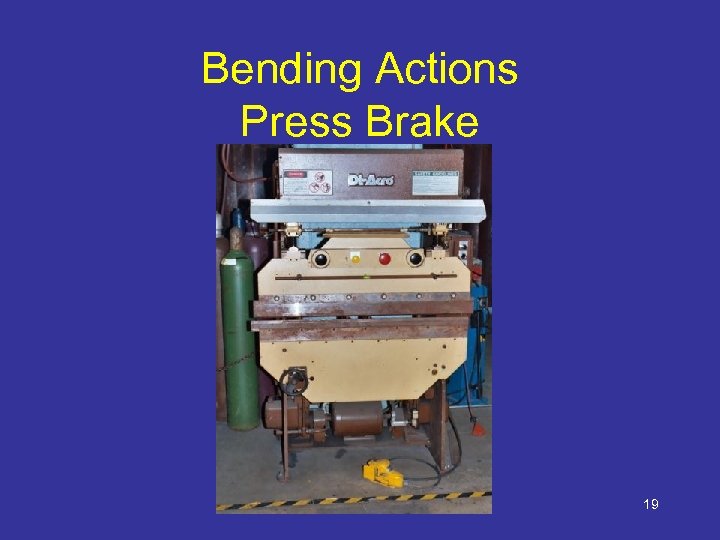 Bending Actions Press Brake 19 