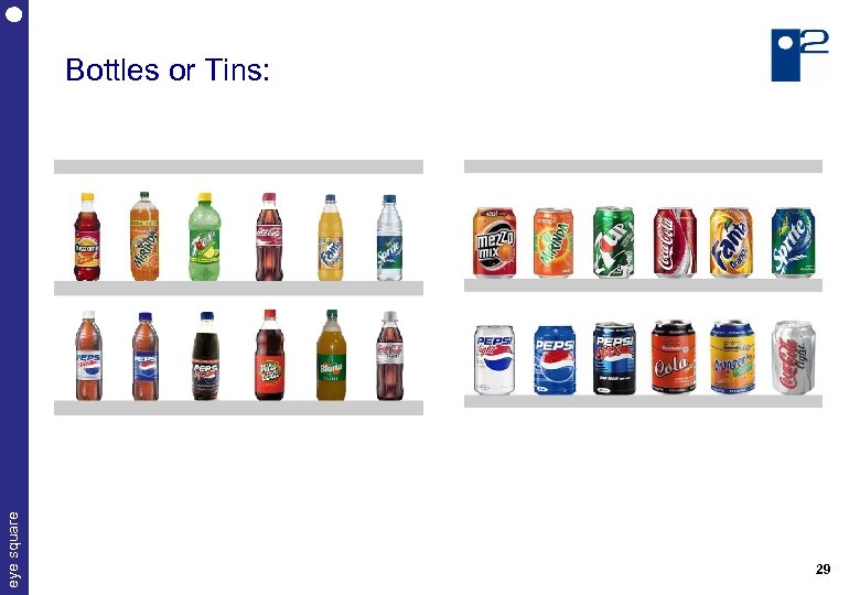 eye square Bottles or Tins: 29 
