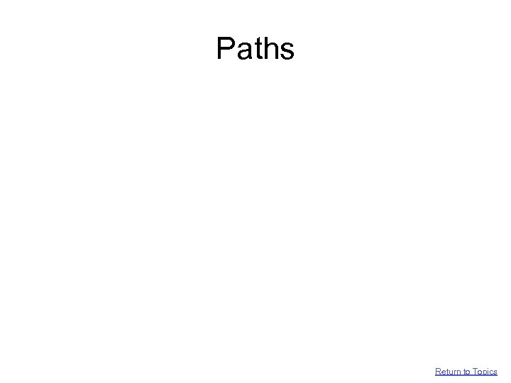 Paths Return to Topics 