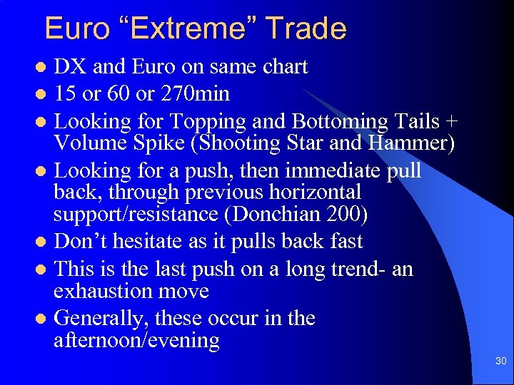 Euro “Extreme” Trade DX and Euro on same chart l 15 or 60 or