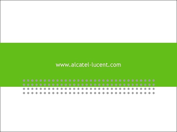 www. alcatel-lucent. com 36 | Sign before you tell … NDA | May 2011