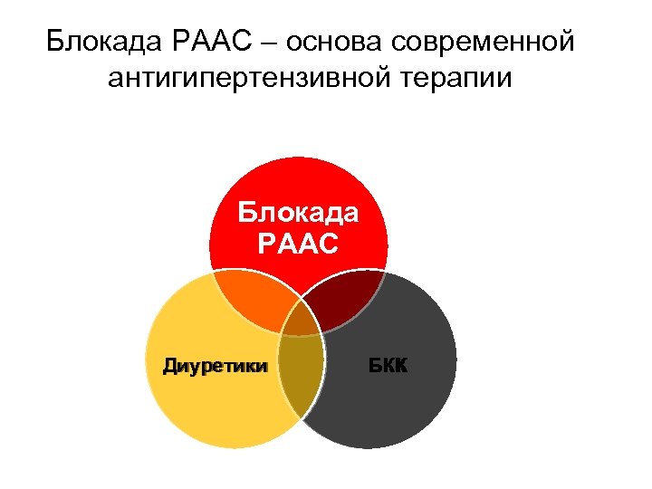 Блокада РААС – основа современной антигипертензивной терапии Блокада РААС Диуретики БКК 