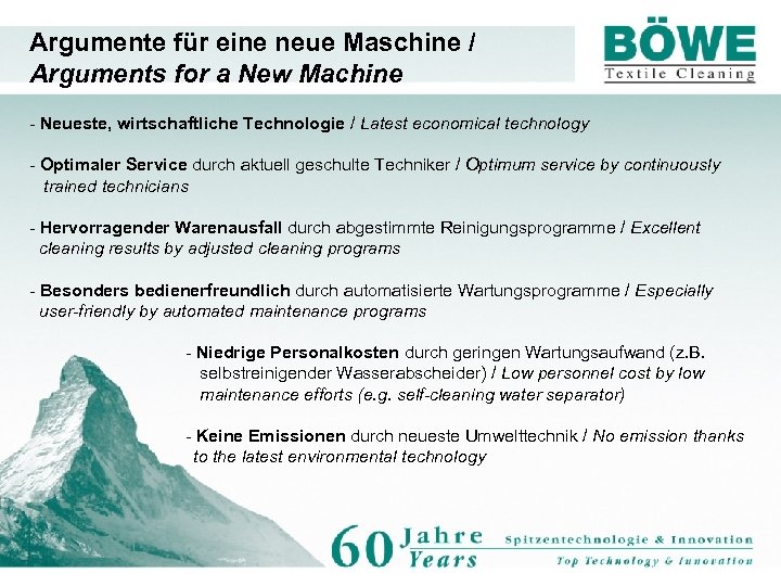 Argumente für eine neue Maschine / Arguments for a New Machine - Neueste, wirtschaftliche