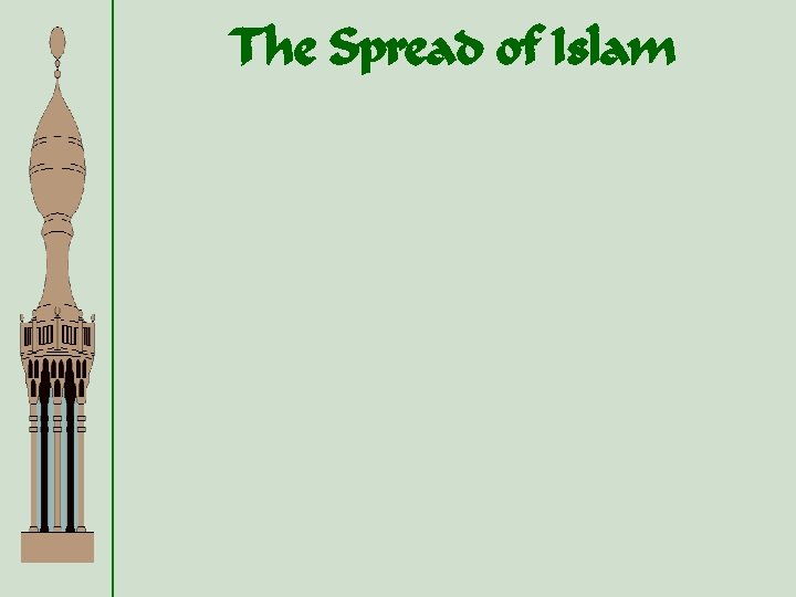 The Spread of Islam 