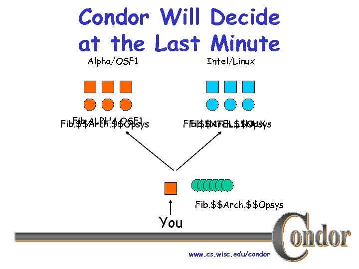 Condor Will Decide at the Last Minute Alpha/OSF 1 Intel/Linux Fib. ALPHA. OSF 1
