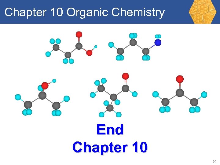 Chapter 10 Organic Chemistry End Chapter 10 30 
