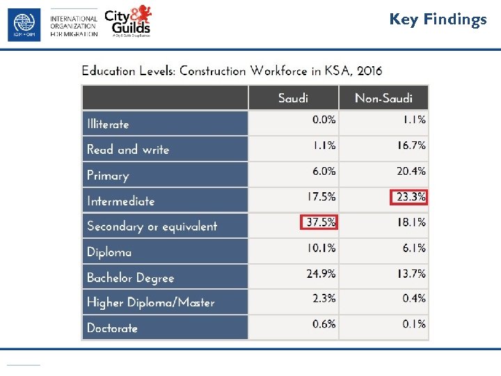 Key Findings 