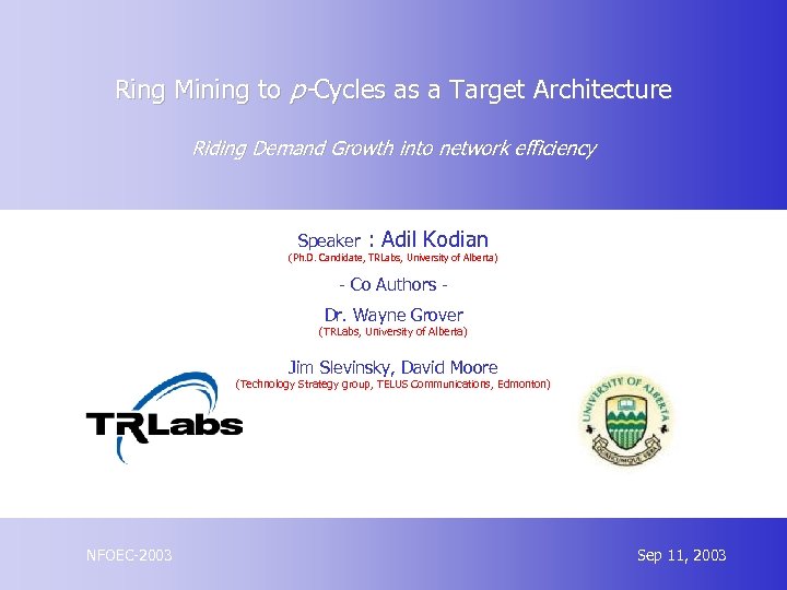Ring Mining to p-Cycles as a Target Architecture Riding Demand Growth into network efficiency