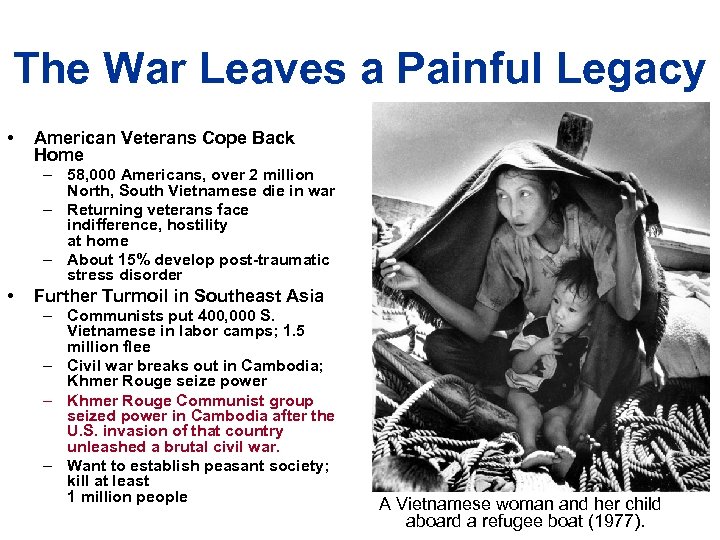 The War Leaves a Painful Legacy • American Veterans Cope Back Home – 58,