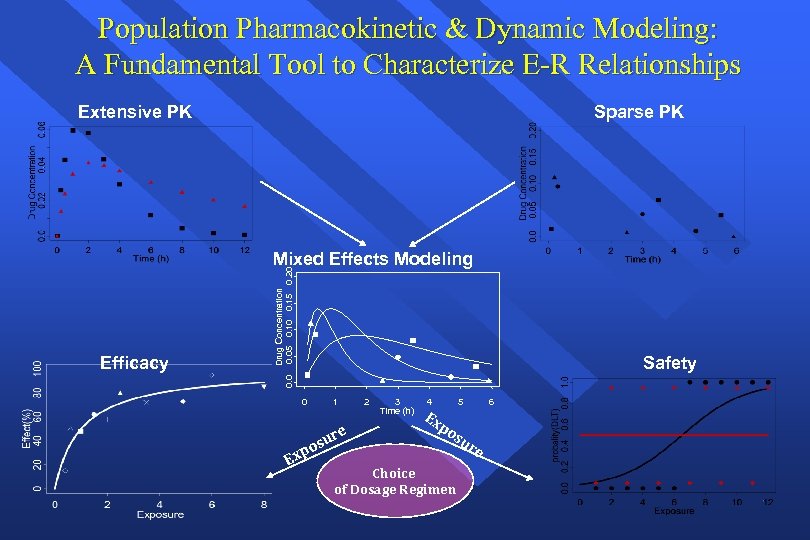 Population Pharmacokinetic & Dynamic Modeling: A Fundamental Tool to Characterize E-R Relationships Extensive PK