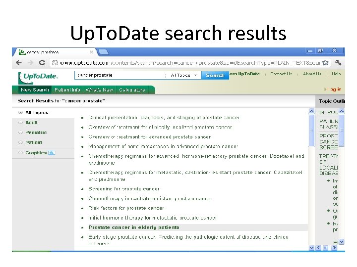 Up. To. Date search results 