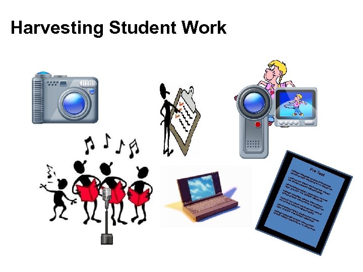 Harvesting Student Work Pre Te Sljd sdf flkjdf llsd sd fljsd flns fljd Ljs