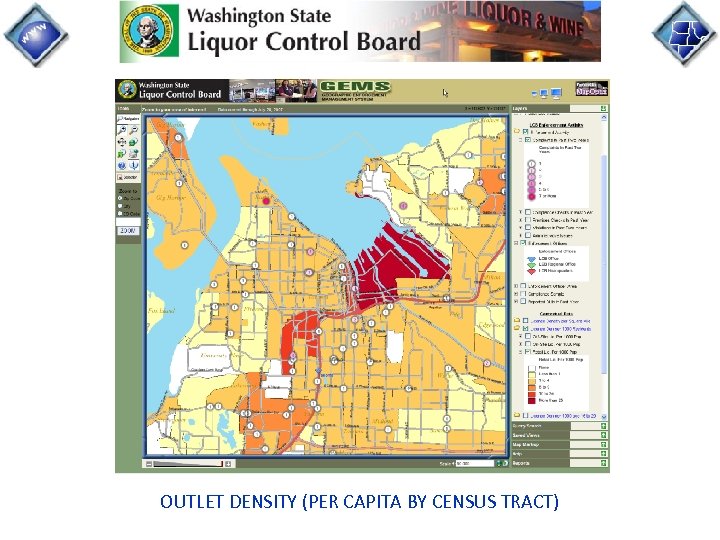 OUTLET DENSITY (PER CAPITA BY CENSUS TRACT) 