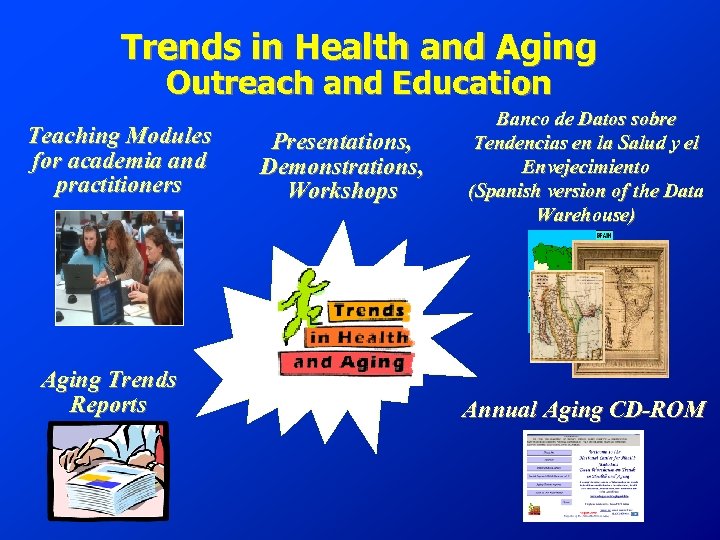 Trends in Health and Aging Outreach and Education Teaching Modules for academia and practitioners