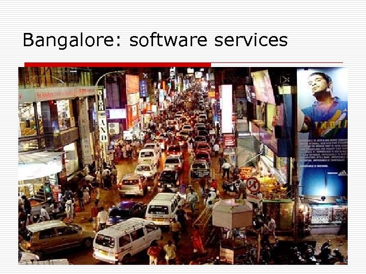 Bangalore: software services 