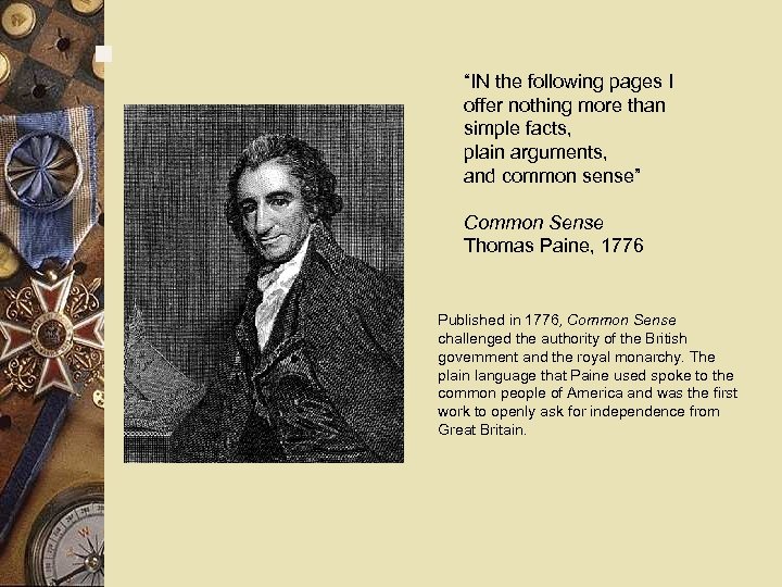 “IN the following pages I offer nothing more than simple facts, plain arguments, and