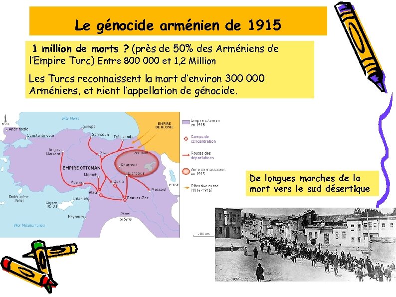 Le génocide arménien de 1915 1 million de morts ? (près de 50% des